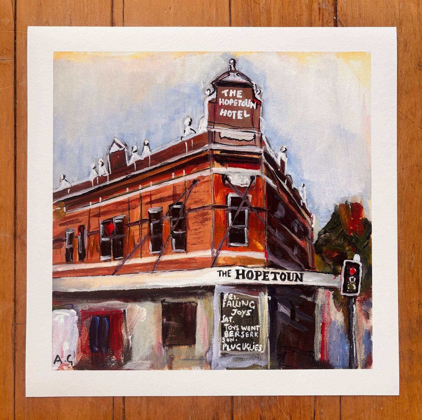 "The Hoey" - unframed Giclée print