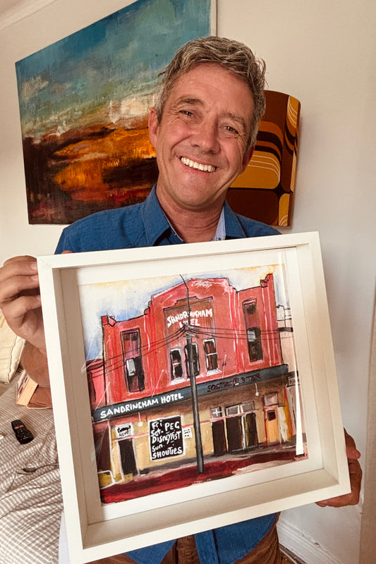 "The Sando" - FRAMED Giclée print