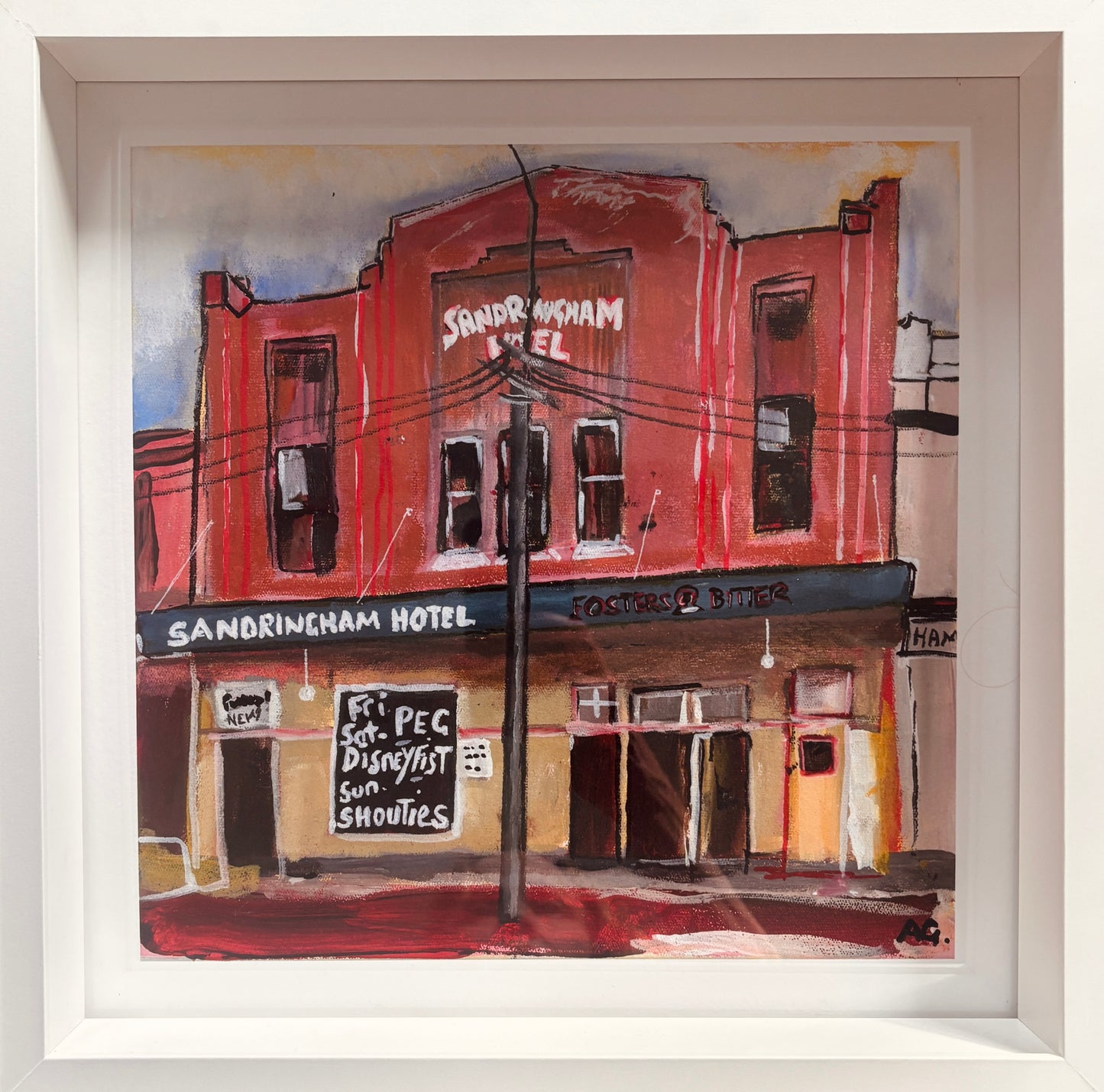 "The Sando" - FRAMED Giclée print